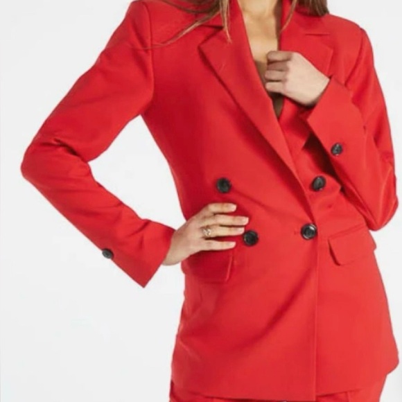 Shoe Dazzle Jackets & Blazers - Shoe Dazzle Vibrant Red Blazer